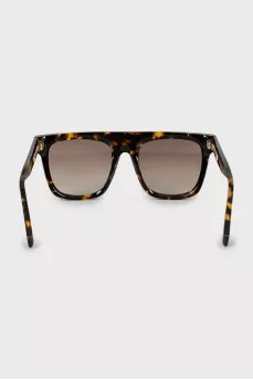 Printed browline sunglasses