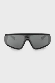 Sunglasses mask with curtain