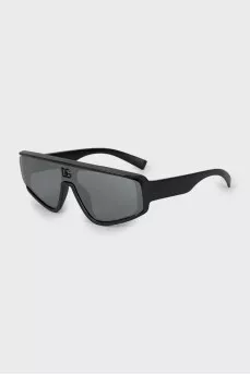 Sunglasses mask with curtain