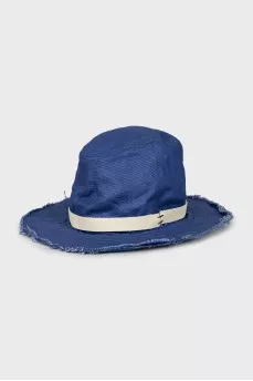 Panama made of linen and cotton