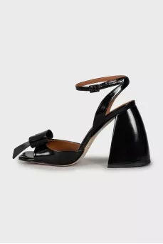 Sandals Black Bow