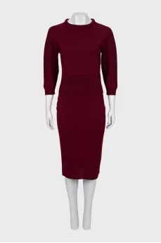 Wool suit jumper and skirt