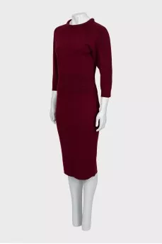 Wool suit jumper and skirt