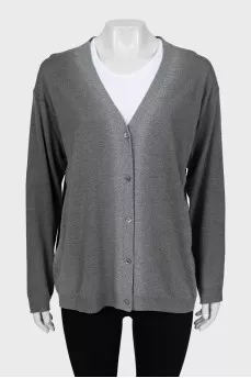 Cardigan in gradient print