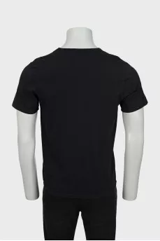Men's T-shirt with embroidered logo