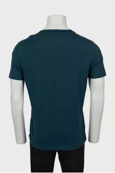 Men's dark green T-shirt