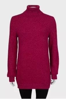 Longline knitted sweater