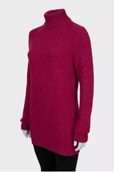 Longline knitted sweater