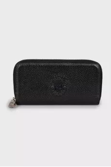 Men's wallet with embossing