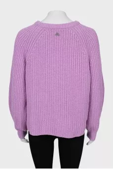 Lilac knitted sweater