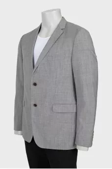Men's light gray jacket