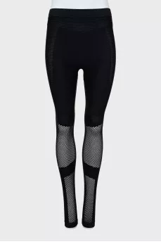 Leggings with mesh