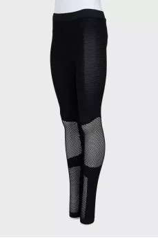 Leggings with mesh