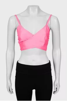 Pink top with tag