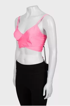 Pink top with tag