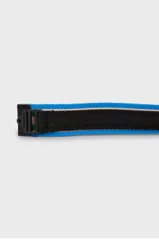 Mixed color textile belt