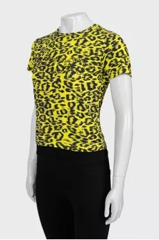 Animal print T-shirt
