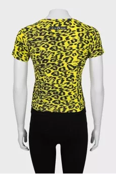 Animal print T-shirt