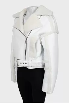 Padded white jacket