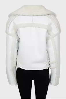 Padded white jacket
