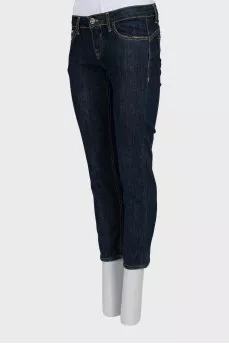 Low-rise skinny jeans