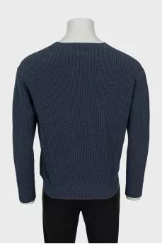Men's dark gray sweater