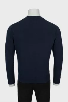 Men's dark blue sweater