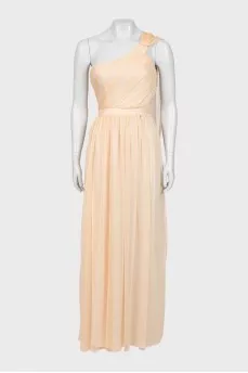 Maxi dress with tulle