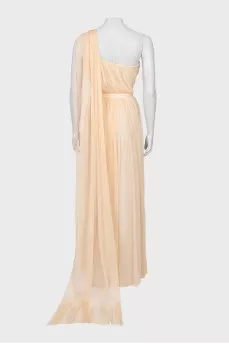 Maxi dress with tulle