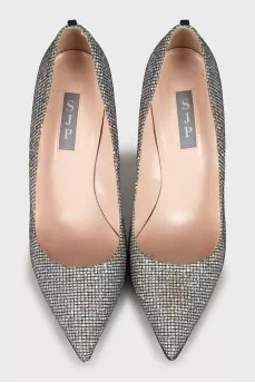 Shiny high heels