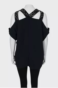 Off shoulder loose fit blouse