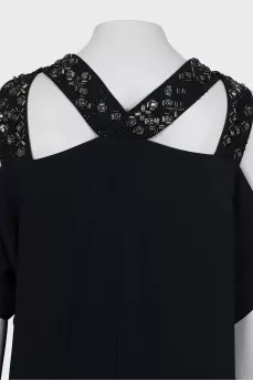 Off shoulder loose fit blouse