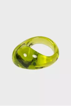 Massive crystal ring