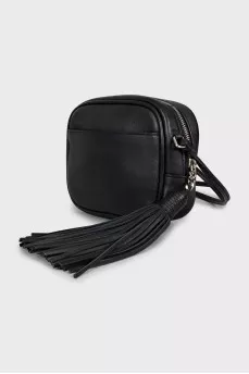 Mini crossbody bag with fringes