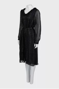 Black dress with lurex