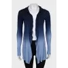 Cardigan in gradient print