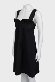 Fitted sundress with zipper