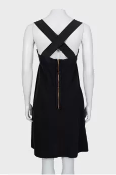 Fitted sundress with zipper