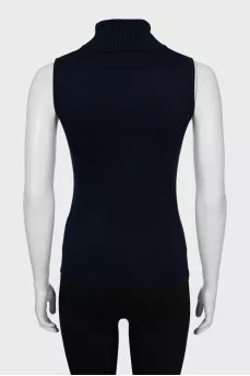 Knitted sleeveless golf