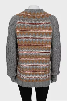 Knitted cashmere sweater with tag