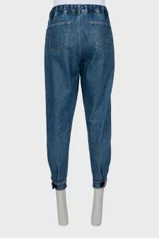 Men's blue banana jeans