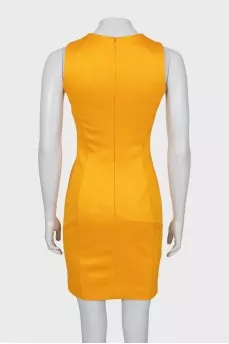 Bodycon dress with front zip