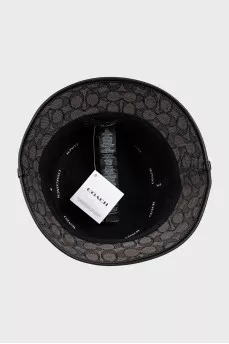 Men's Panama hat in signature print