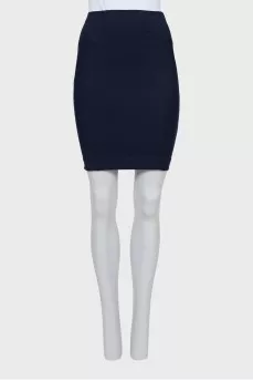 Pencil skirt with decorative seam