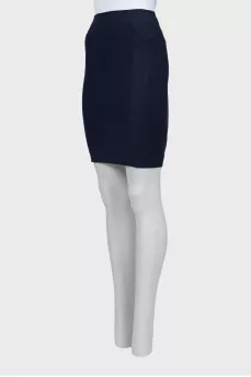 Pencil skirt with decorative seam