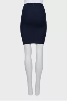 Pencil skirt with decorative seam