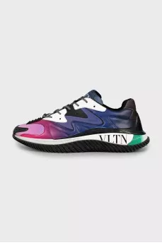 Men's sneakers in gradient print