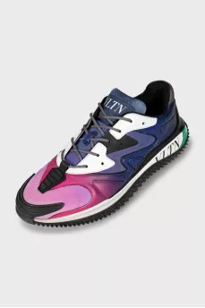 Men's sneakers in gradient print