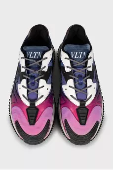 Men's sneakers in gradient print