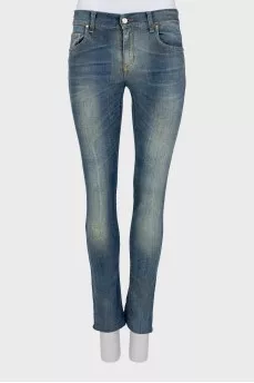 Джинсы skinny fit на средней посадке